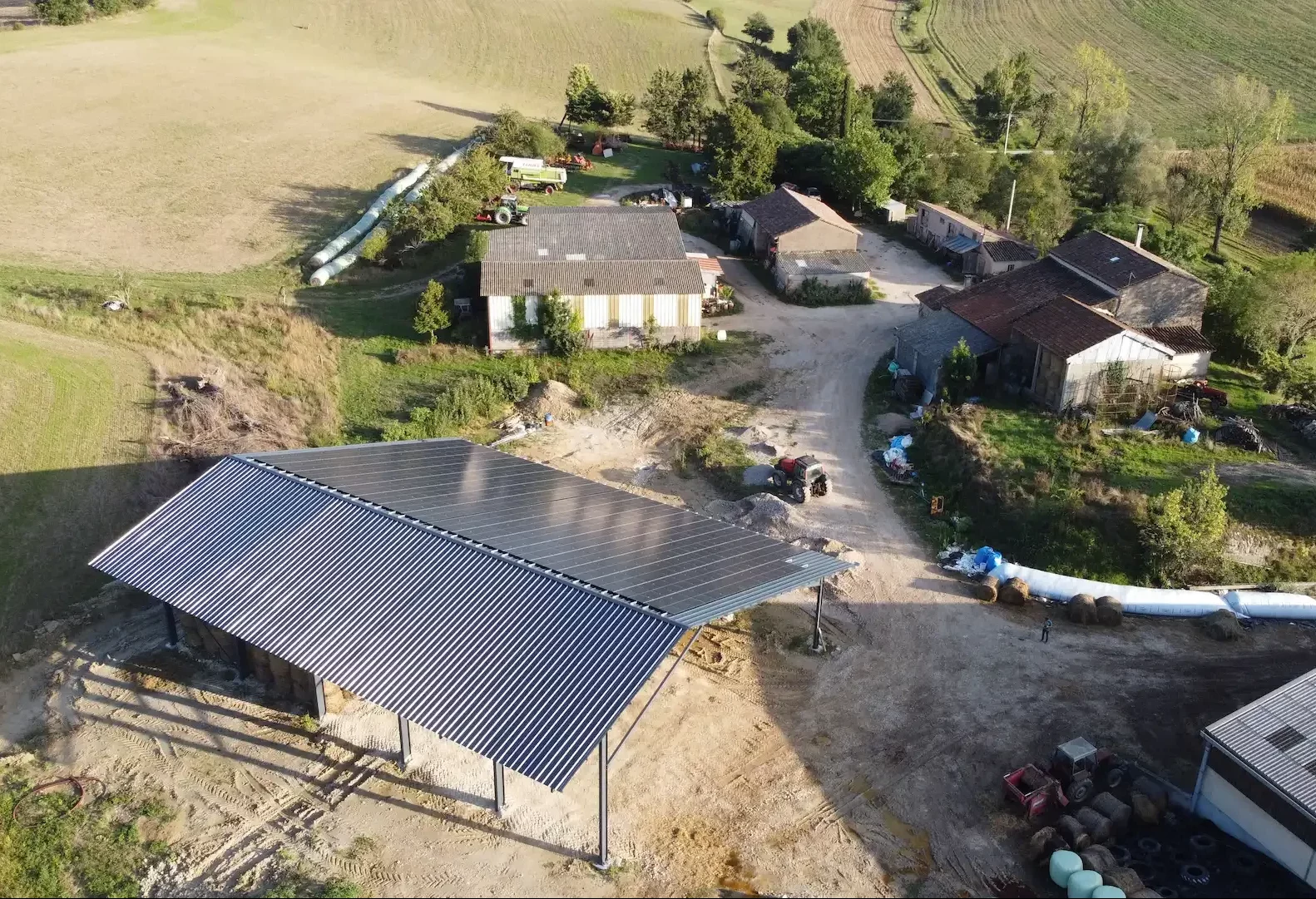 Samsolar - Nos solutions - Photovoltaïque sur hangar agricole