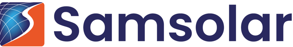 Samsolar - Logo bleu