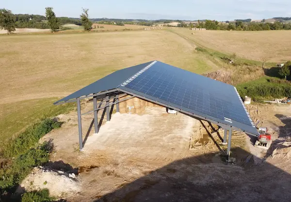 Samsolar - Accueil - Photovoltaïque sur hangar agricole