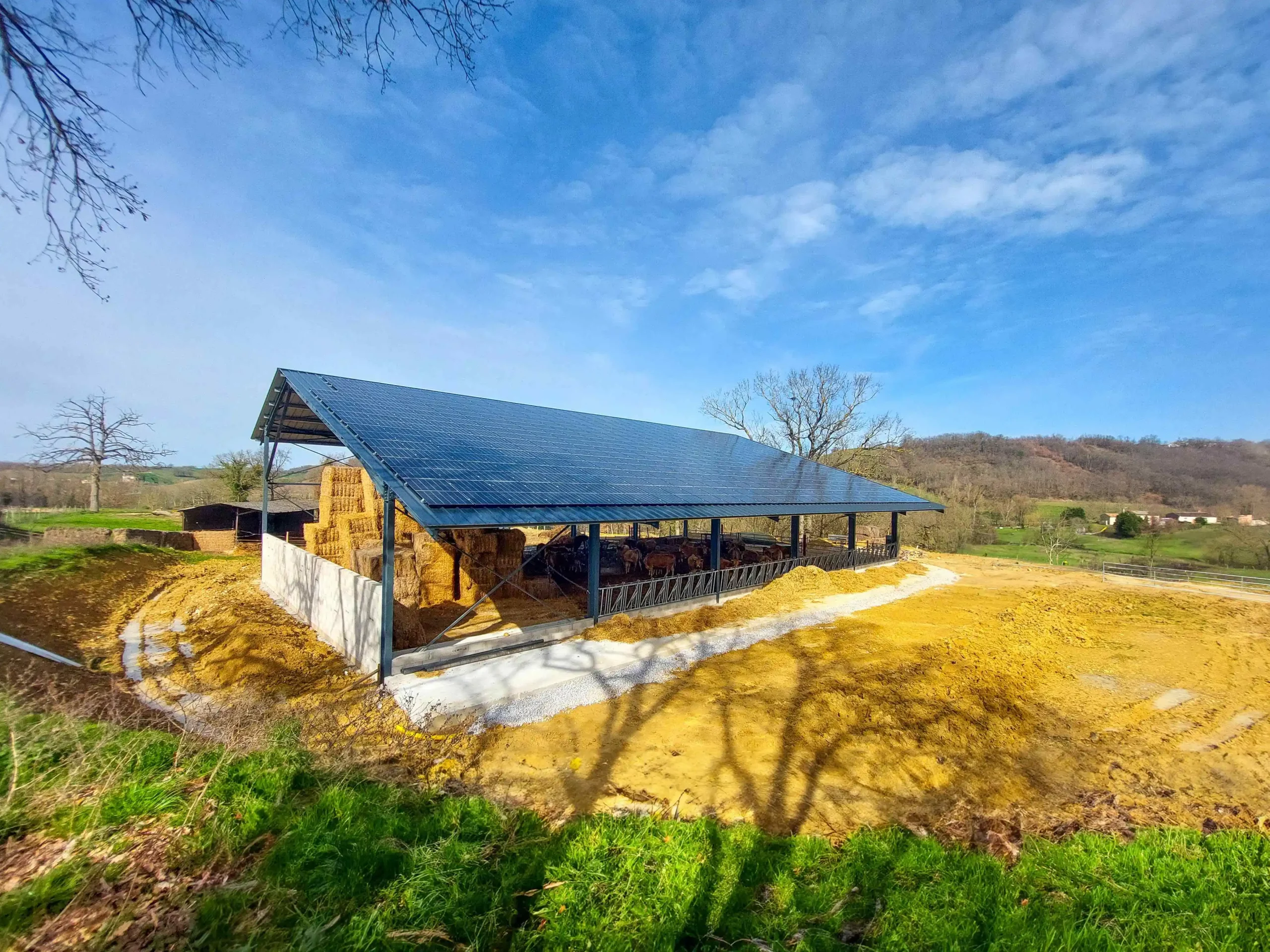 Construction de hangars agricoles solaires - Samsolar