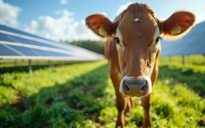 Agrivoltaïsme bovin : combinaison de l’élevage et de l’énergie solaire