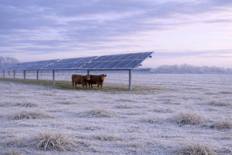 agrivoltaisme hiver